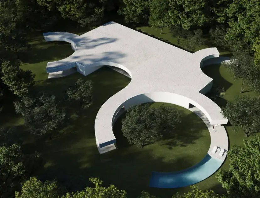 Villa Gaitanes, diseño único y de vanguardia en 10.000 metros de parcela