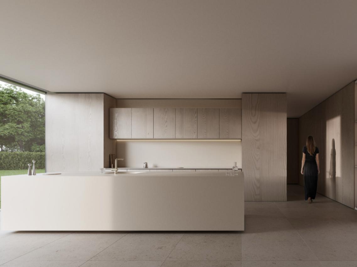 Casa a estrenar de diseño contemporáneo frente al golf