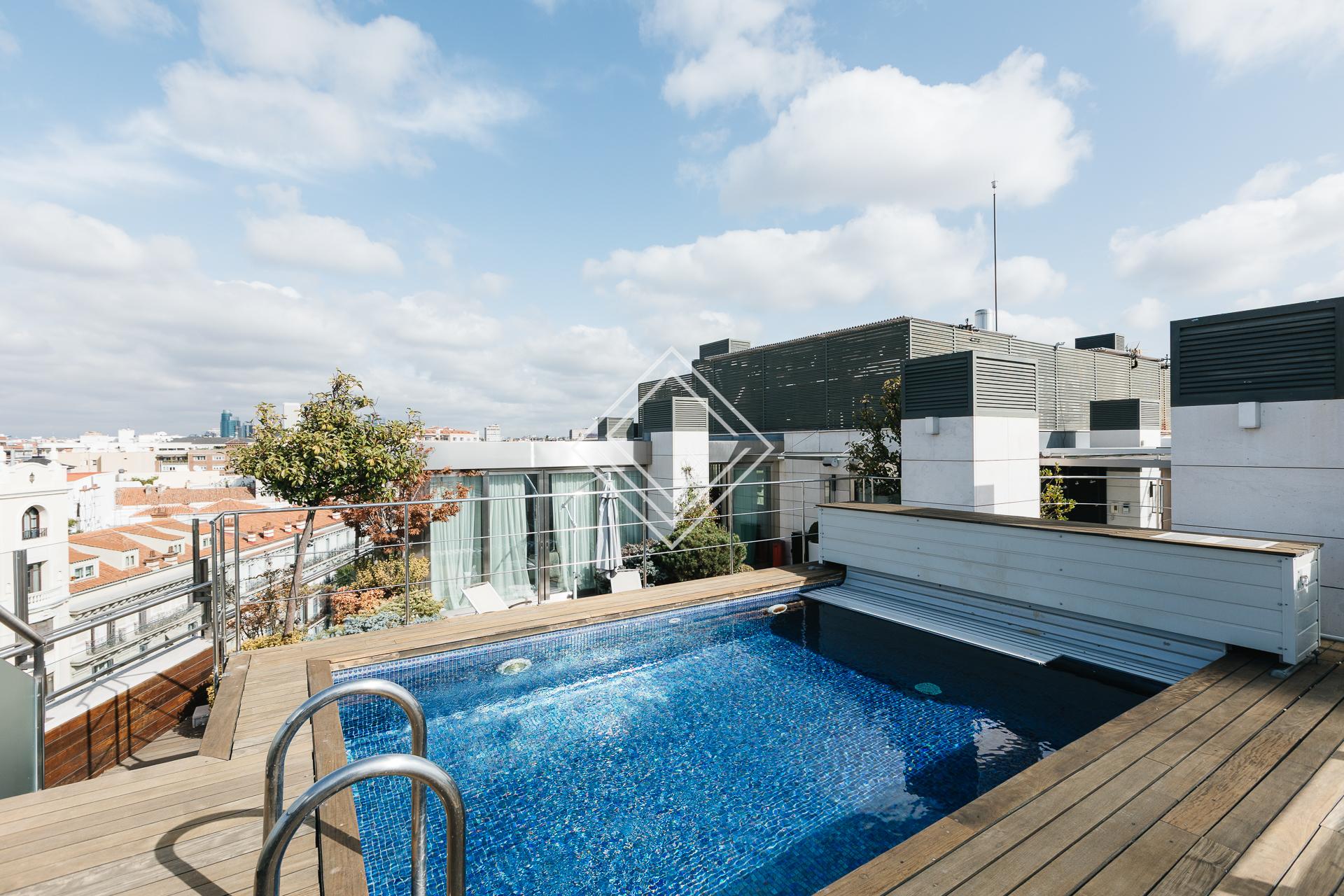 Espectacular duplex con terraza y piscina en Almagro