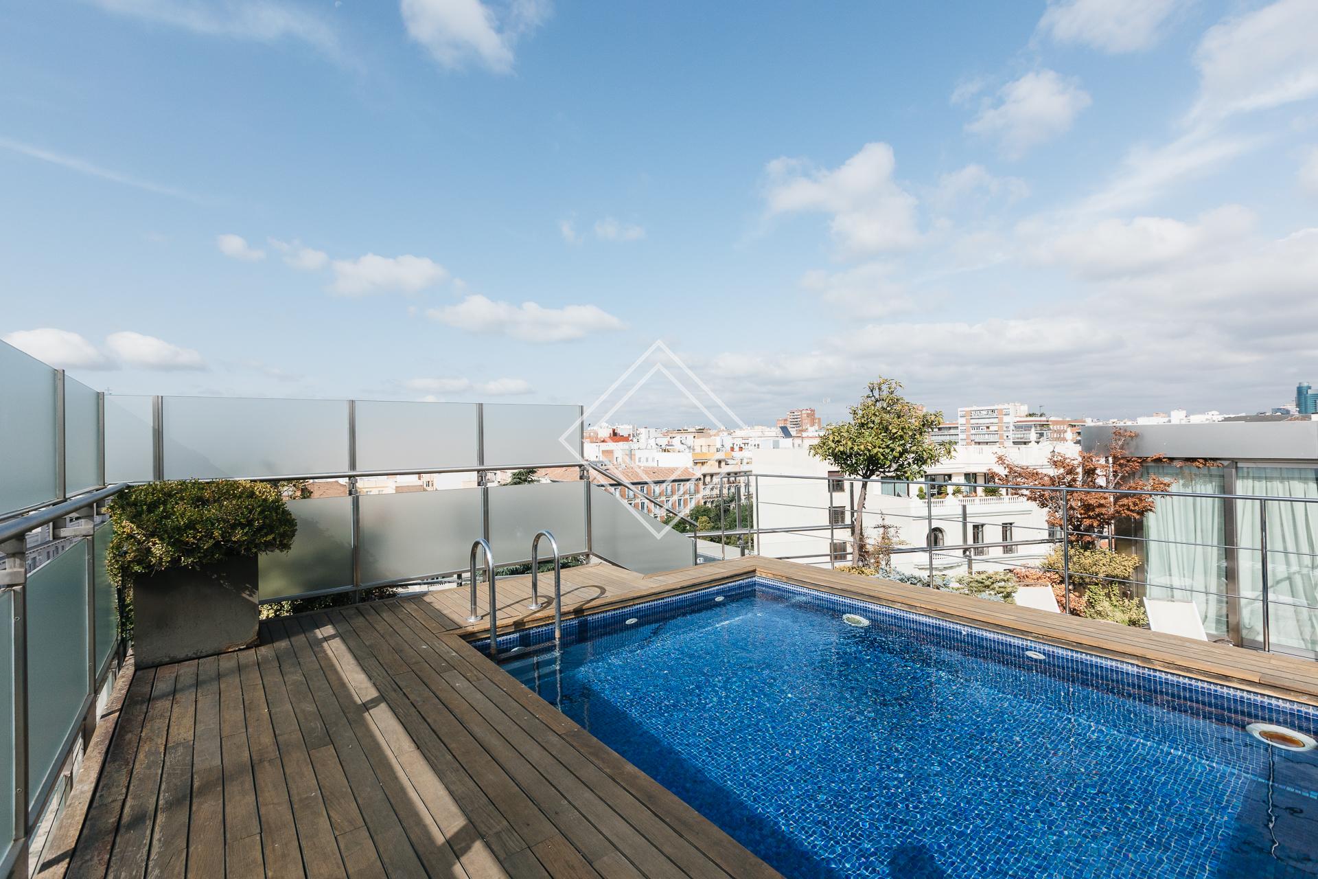 Espectacular duplex con terraza y piscina en Almagro