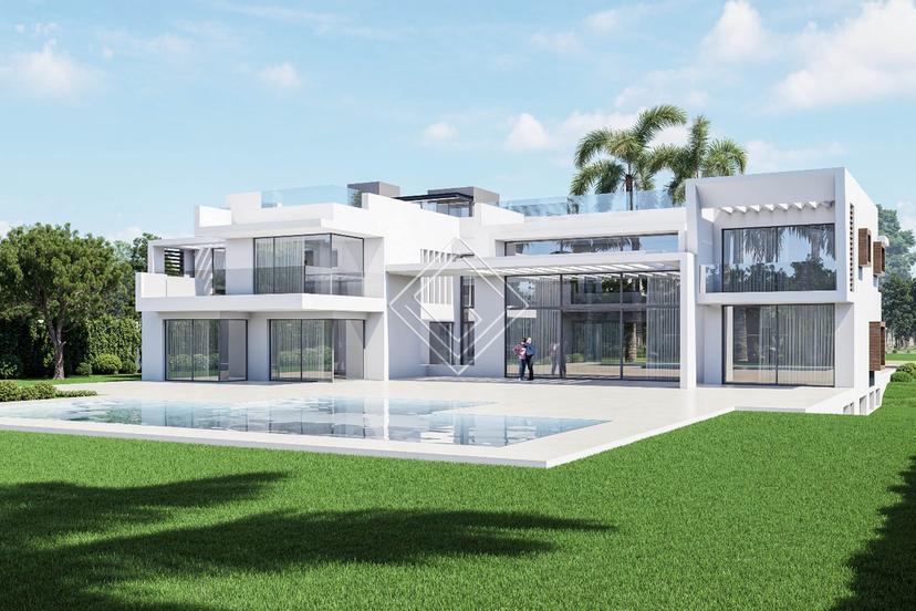Villa de lujo de obra nueva en Guadalmina Baja, a menos de 500 metros del mar
