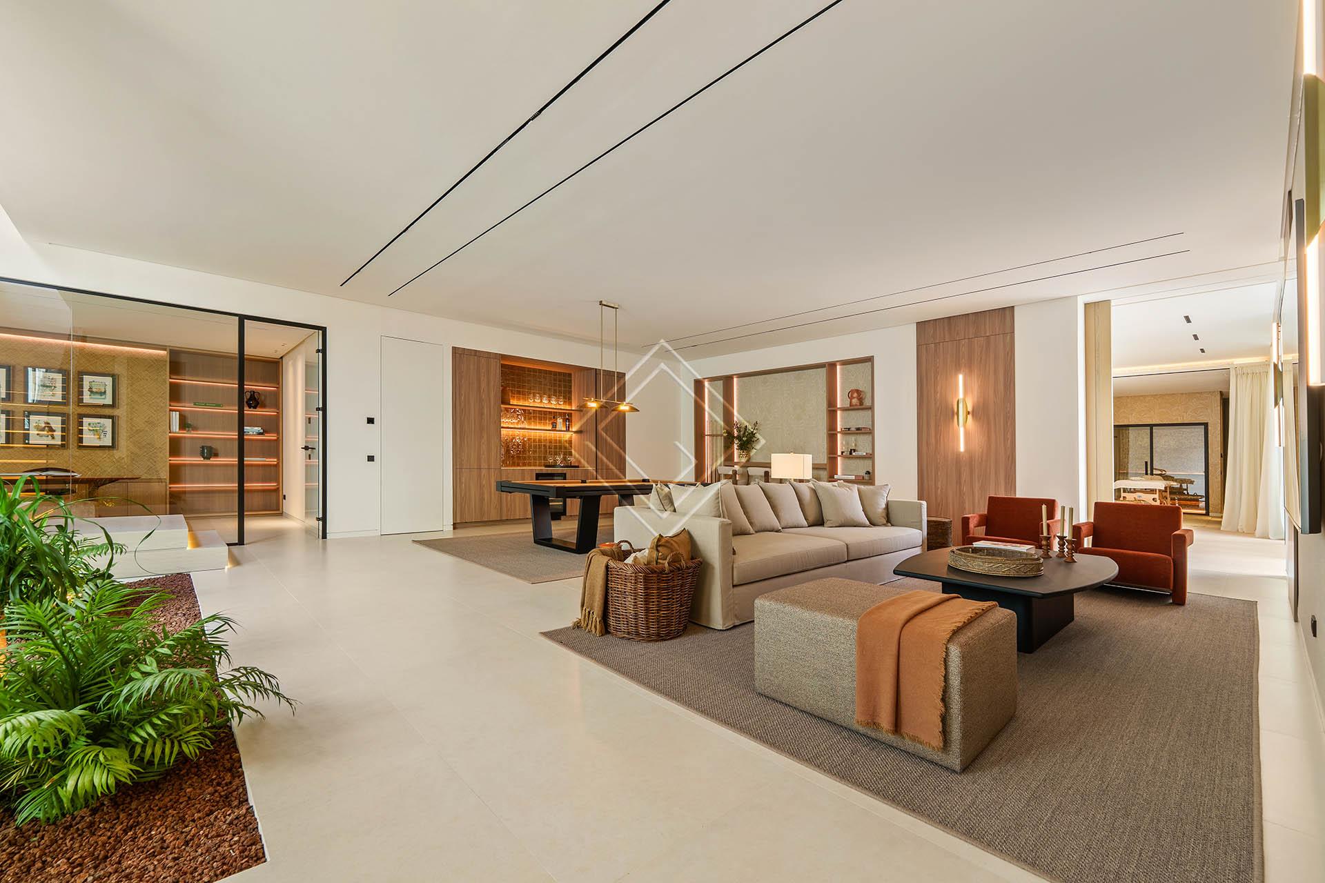 Villa contemporánea de 5 dormitorios con spa (hammam), gimnasio y piscina infinity