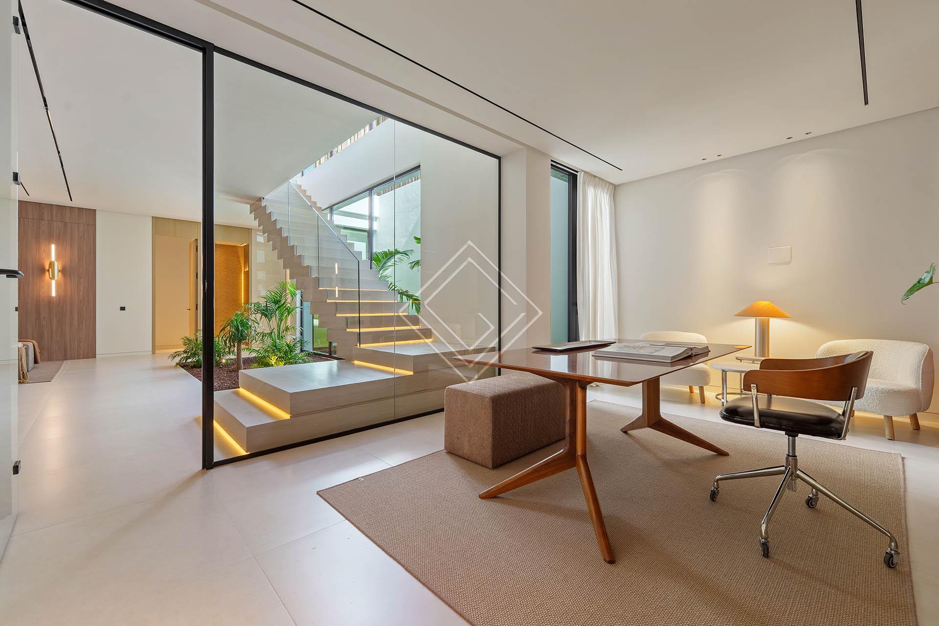 Villa contemporánea de 5 dormitorios con spa (hammam), gimnasio y piscina infinity