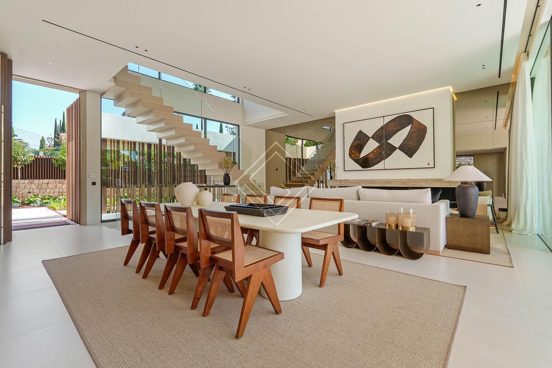 Villa contemporánea de 5 dormitorios con spa (hammam), gimnasio y piscina infinity