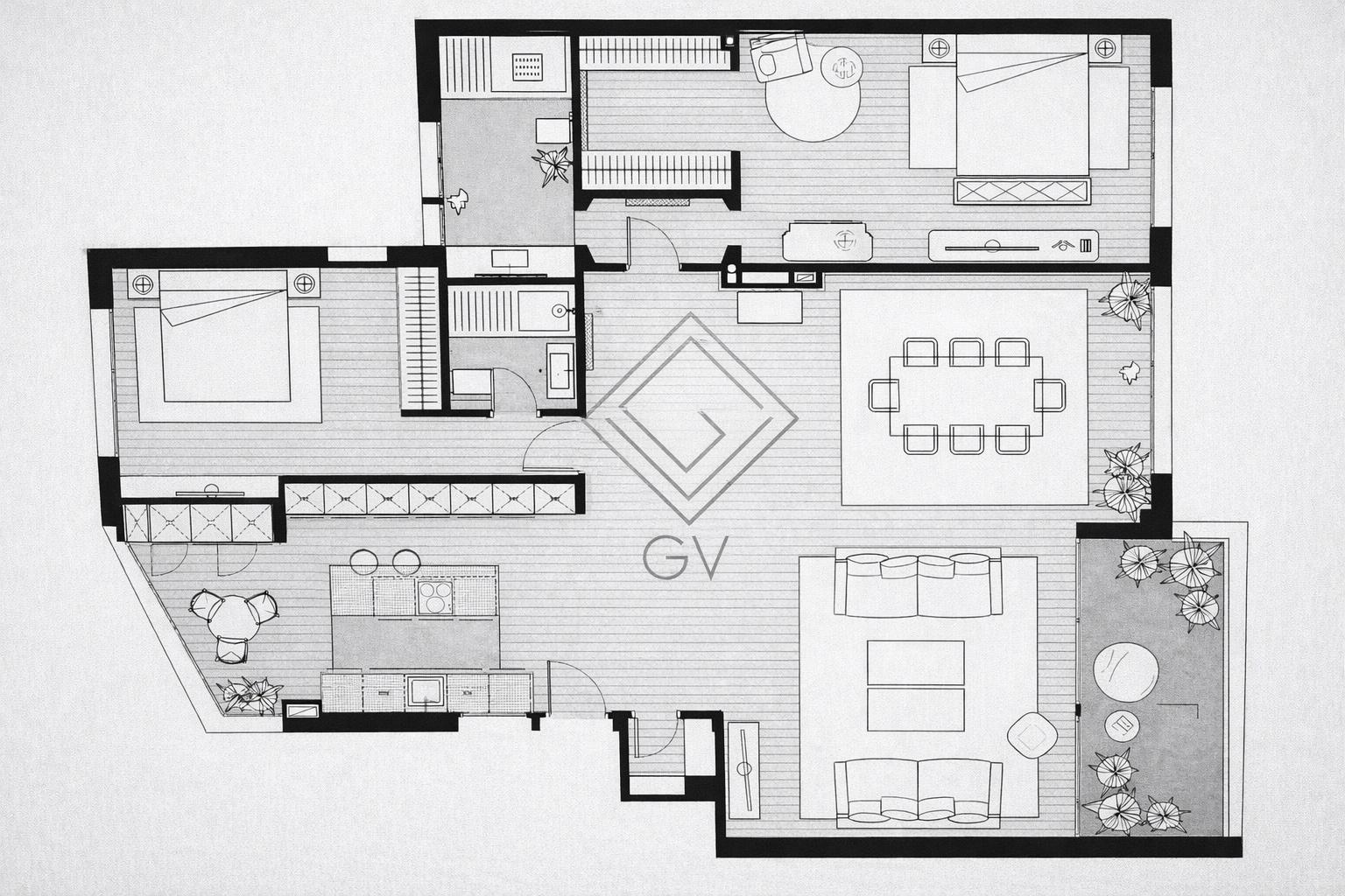 Singular piso en el Viso  - Imagen 2