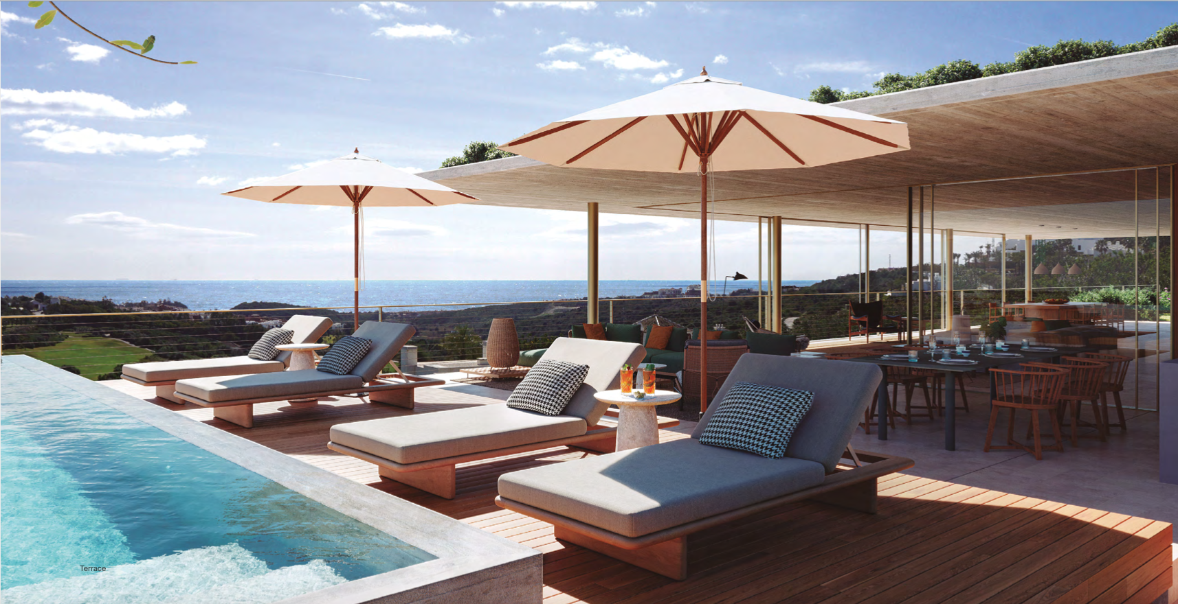 Espléndido bajo con jardín en St Regis de Cortesín