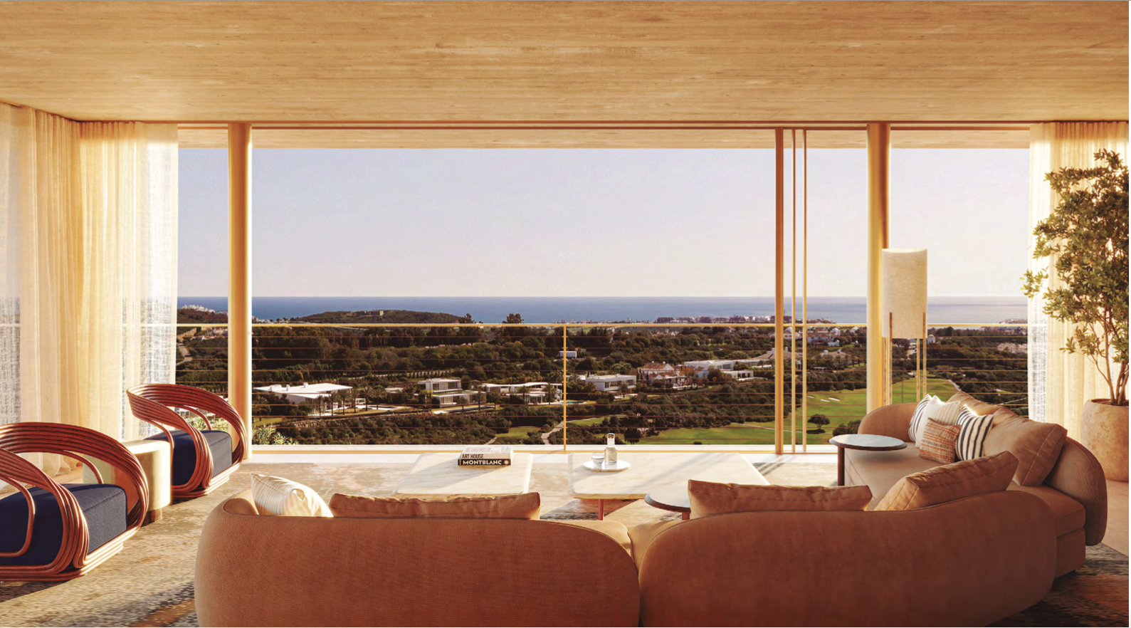 Fabuloso bajo con jardín en St Regis de Cortesín