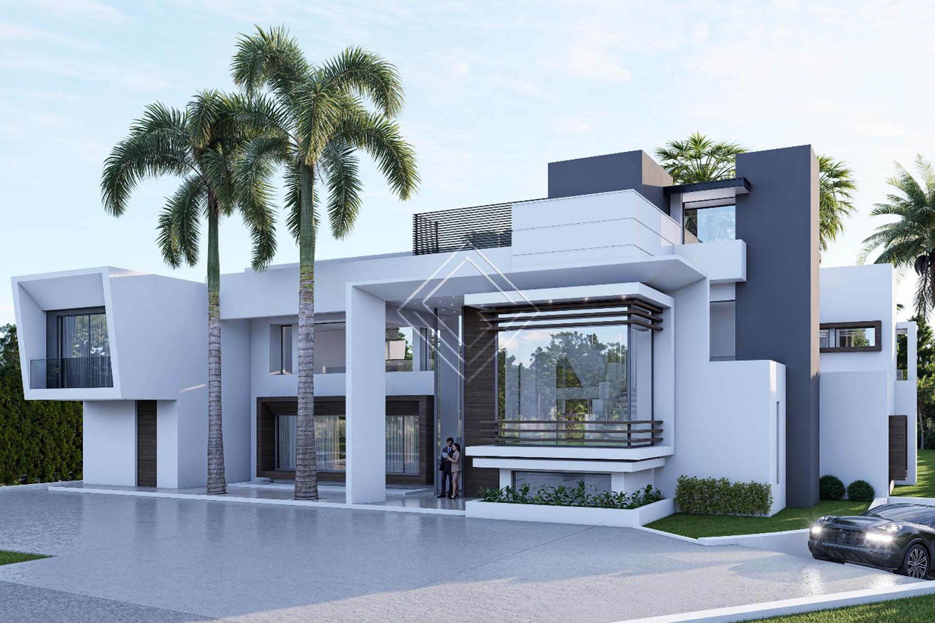 Villa de lujo de obra nueva en Guadalmina Baja, a menos de 500 metros del mar