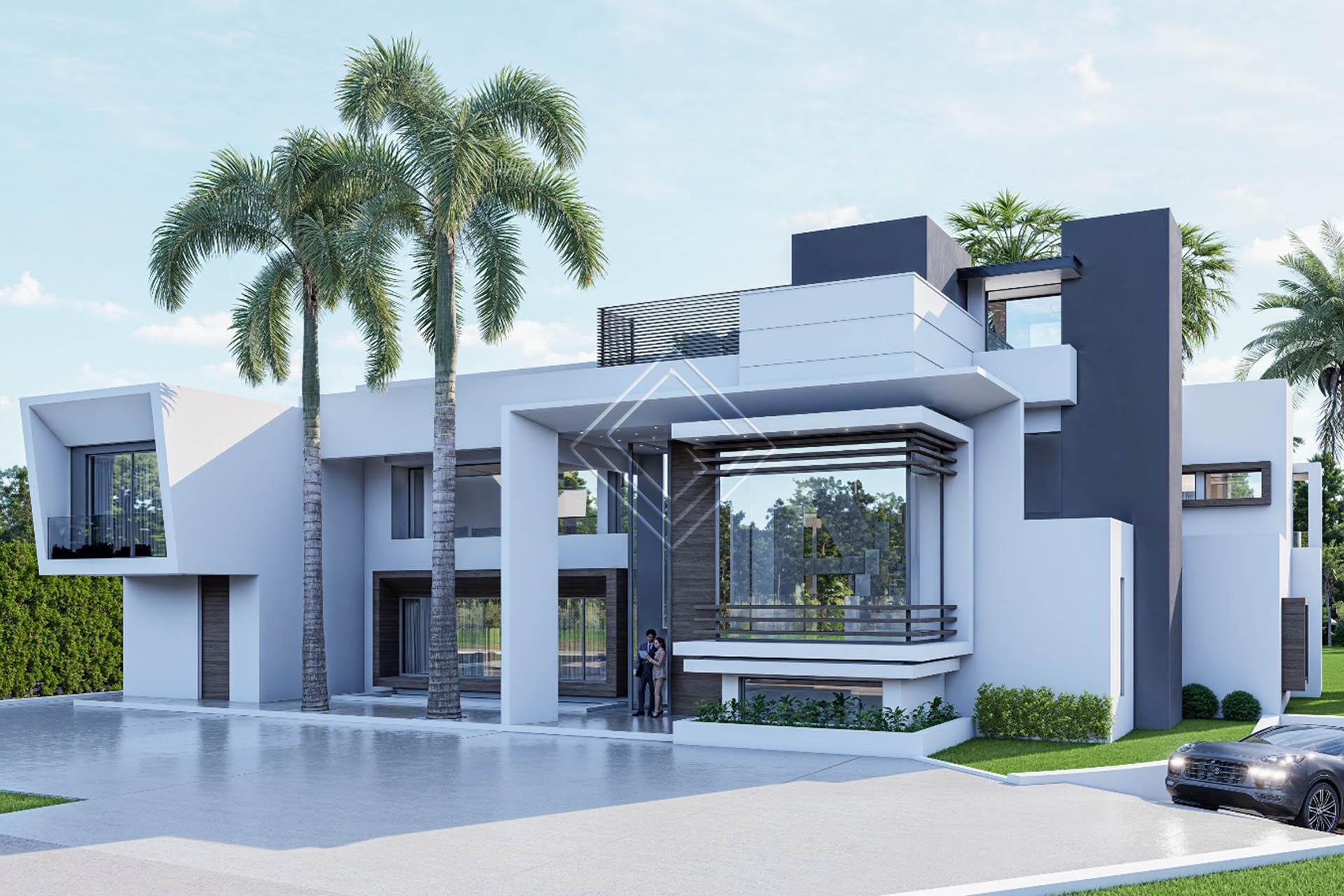 Villa de lujo de obra nueva en Guadalmina Baja, a menos de 500 metros del mar