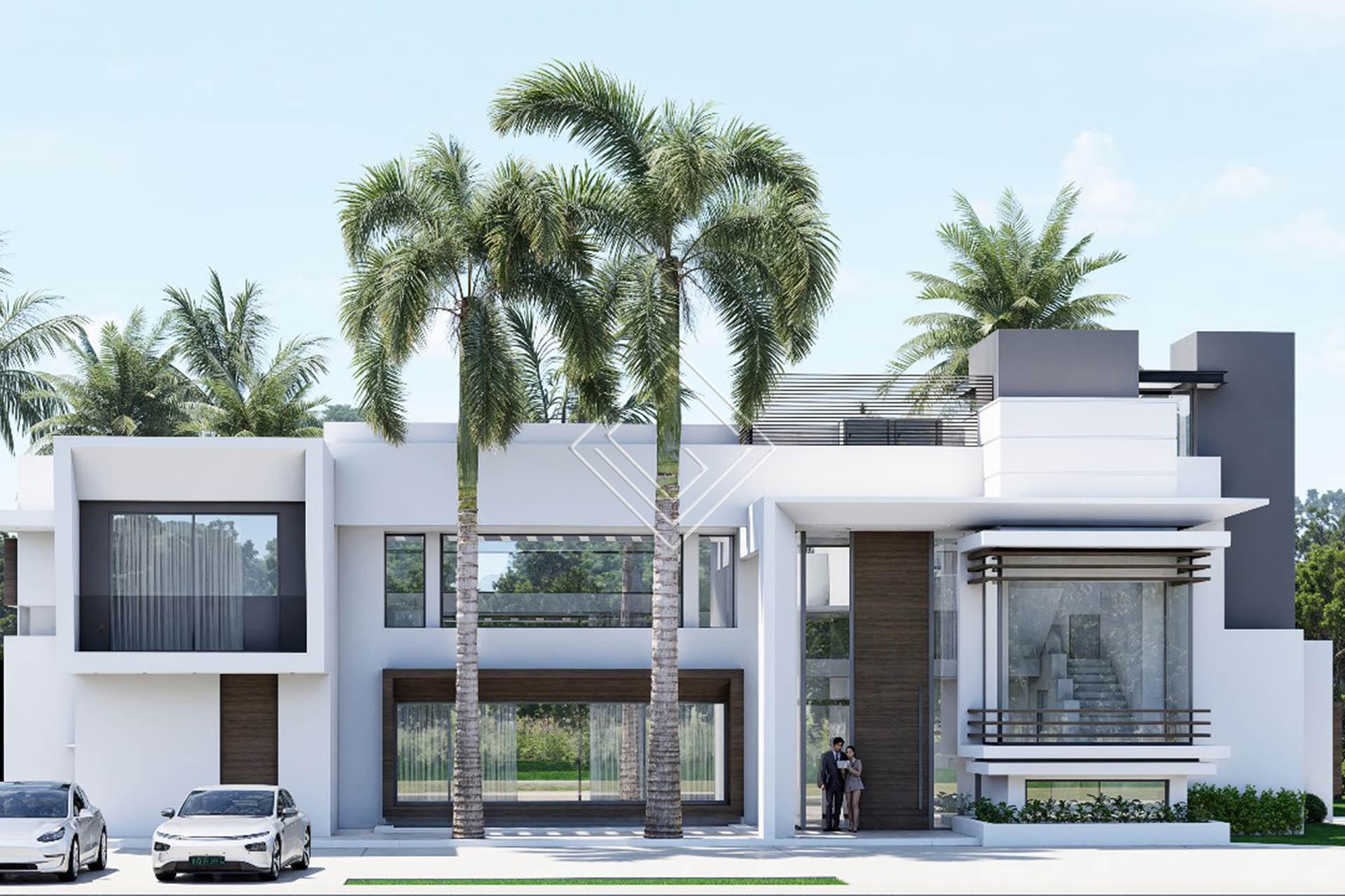 Villa de lujo de obra nueva en Guadalmina Baja, a menos de 500 metros del mar