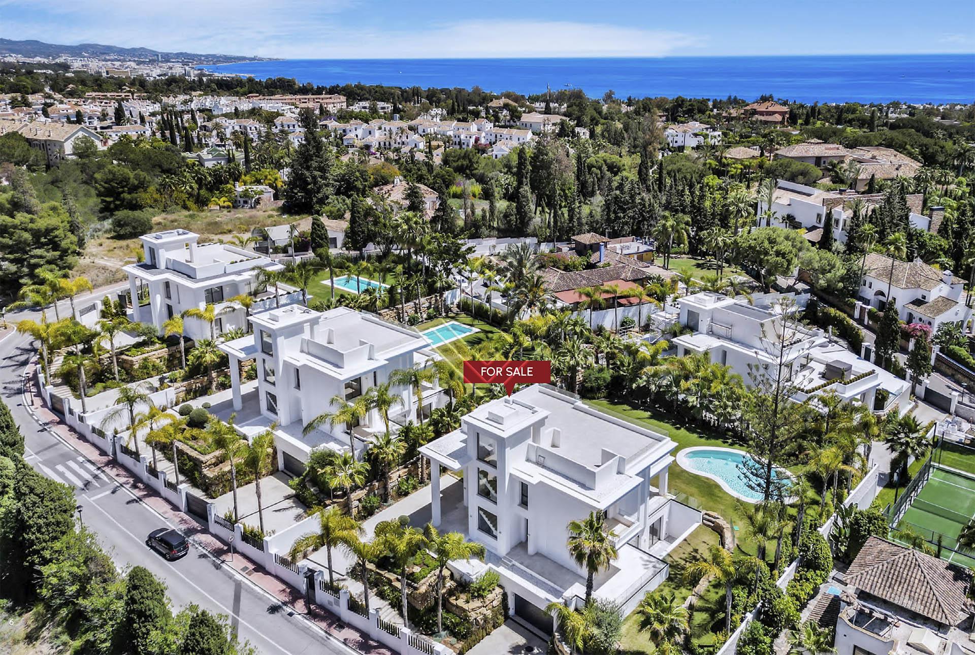 Villa de lujo en Lomas de Marbella Club con vistas al mar
